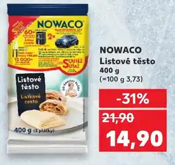 Kaufland NOWACO Listové těsto nabídka