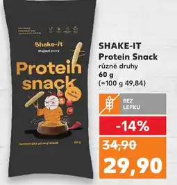Kaufland SHAKE-IT Protein Snack nabídka