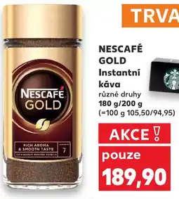 Kaufland NESCAFÉ GOLD Instantní kava nabídka