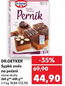 Kaufland DR.OETKER Sypká směs na pečení nabídka