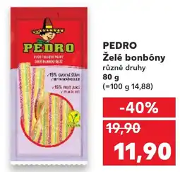 Kaufland PEDRO Želé bonbóny nabídka