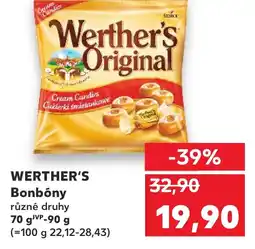 Kaufland WERTHER'S Bonbóny nabídka