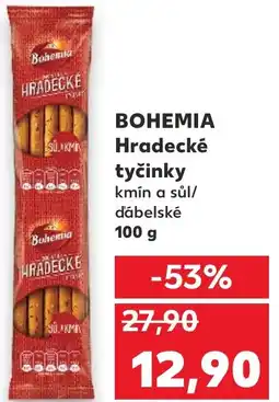 Kaufland BOHEMIA Hradecké tyčinky kmín a sůl/ ďábelské nabídka