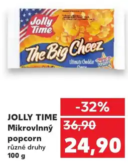 Kaufland JOLLY TIME Mikrovlnný popcorn nabídka