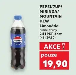 Kaufland PEPSI/7UP/ MIRINDA/ MOUNTAIN DEW Limonáda nabídka
