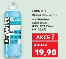 Kaufland DRWITT Minerální voda s vitamíny nabídka