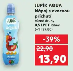 Kaufland JUPÍK AQUA Nápoj s ovocnou příchutí nabídka