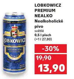 Kaufland LOBKOWICZ PREMIUM NEALKO Nealkoholické pivo nabídka