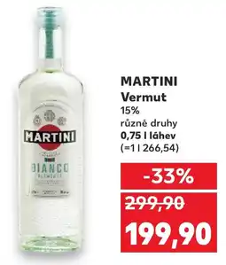 Kaufland MARTINI Vermut 15% nabídka