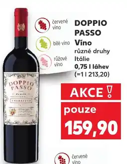 Kaufland DOPPIO PASSO Víno nabídka
