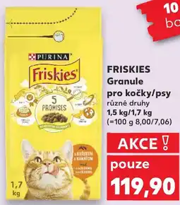 Kaufland FRISKIES Granule pro kočky/psy nabídka