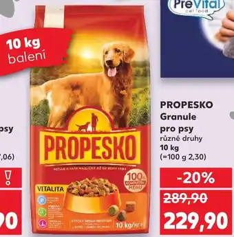 Kaufland PROPESKO Granule pro psy nabídka