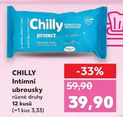 Kaufland CHILLY Intimní ubrousky nabídka