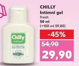 Kaufland CHILLY Intimní gel fresh nabídka