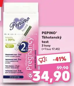 Kaufland PEPINO¹ Těhotenský test 2 kusy nabídka