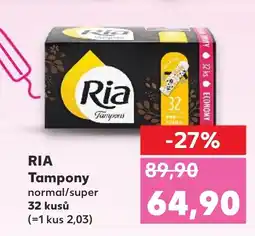 Kaufland Ria Tampony normal/super nabídka