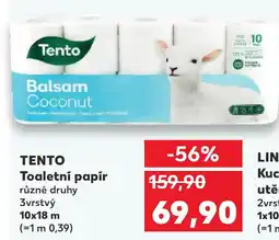 Kaufland TENTO Toaletní papír nabídka