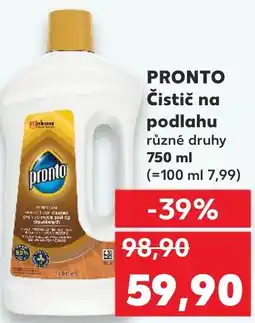 Kaufland PRONTO Čistič na podlahu nabídka