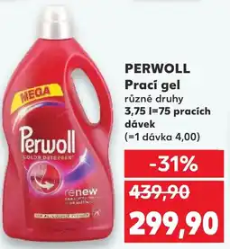 Kaufland PERWOLL Prací gel nabídka