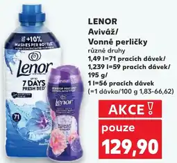 Kaufland LENOR Aviváž/ Vonné perličky nabídka