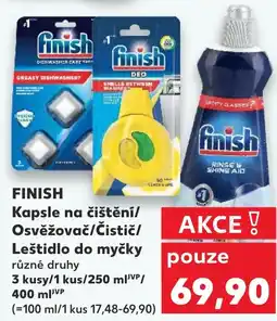 Kaufland FINISH Kapsle na čištění/ Osvěžovač/Čistič/ Leštidlo do myčky nabídka