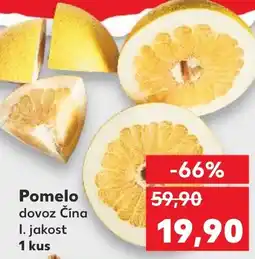 Kaufland Pomelo dovoz Čína I. jakost nabídka