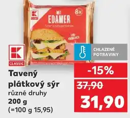 Kaufland Tavený plátkový sýr nabídka