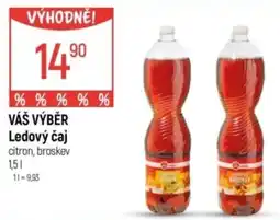 Globus VÁŠ VÝBĚR Ledový čaj citron, broskev nabídka