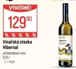 Globus Vinařská stezka Hibernal přívlastkové vino nabídka