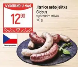 Globus Jitrnice nebo jelítka Globus v přírodním střivku nabídka