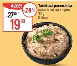 Globus Tuňáková pomazánka s olivami, sušenými rajčaty nabídka