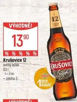 Globus Krušovice 12 světlý ležák nabídka