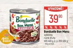 Globus Bonduelle Bon Menu luštěniny, nabídka