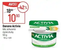 Globus Danone Activia bilá, ochucená nabídka
