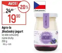Globus Agro-la Jihočeský jogurt ve skle ochucený nabídka