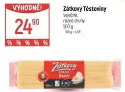 Globus Zátkovy Těstoviny vaječné, nabídka