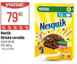 Globus Nestlé Dětské cereálie nabídka