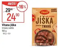 Globus Vitana Jíška tmavá, světlá nabídka