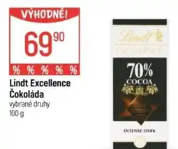 Globus Lindt Excellence Čokoláda nabídka