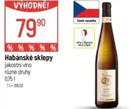 Globus Habánské sklepy jakostní víno nabídka