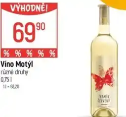 Globus Víno Motýl nabídka