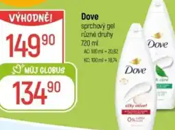 Globus Dove sprchový gel nabídka