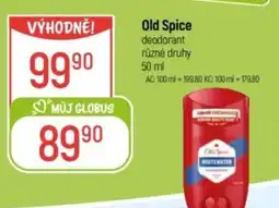 Globus Old Spice deodorant nabídka