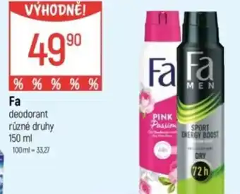 Globus Fa deodorant nabídka