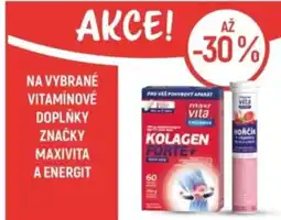 Globus Na vybrané vitamínové doplňky značky maxivita a energit nabídka