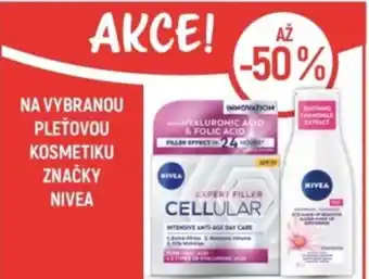 Globus Na vybranou pleťovou kosmetiku značky nivea nabídka