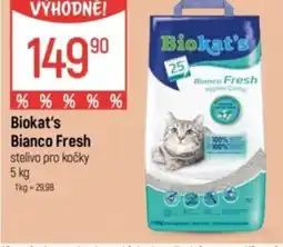 Globus Biokat's Bianco Fresh stelivo pro kočky nabídka