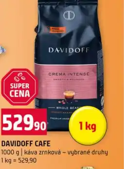 Terno Davidoff cafe nabídka