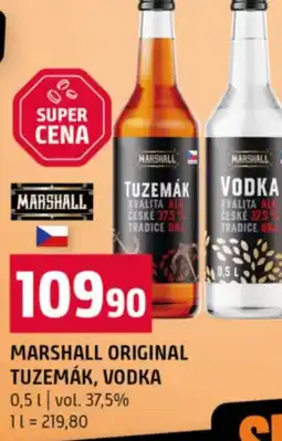 Terno Marshall original tuzemák, vodka nabídka