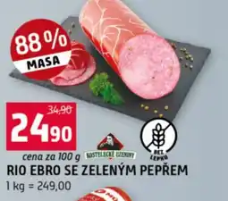 Terno Rio ebro se zeleným pepřem nabídka